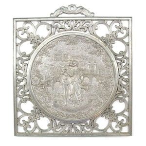 Vintage Plaque sign BMF Zinn Pewter - Heidelberg‎ Lover's Lane